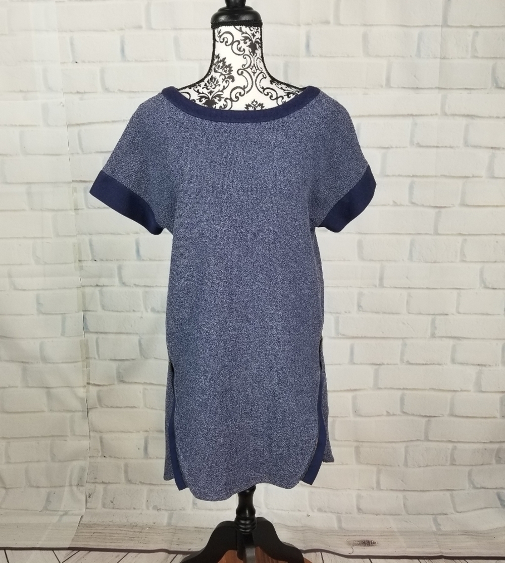 Banana Republic sz s short sleeve zip sides dress